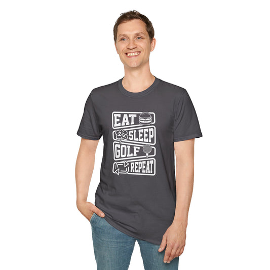 Eat Sleep Golf Repeat T-Shirt
