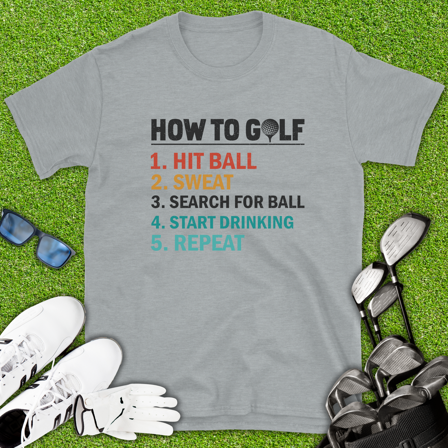 How To Golf T-Shirt