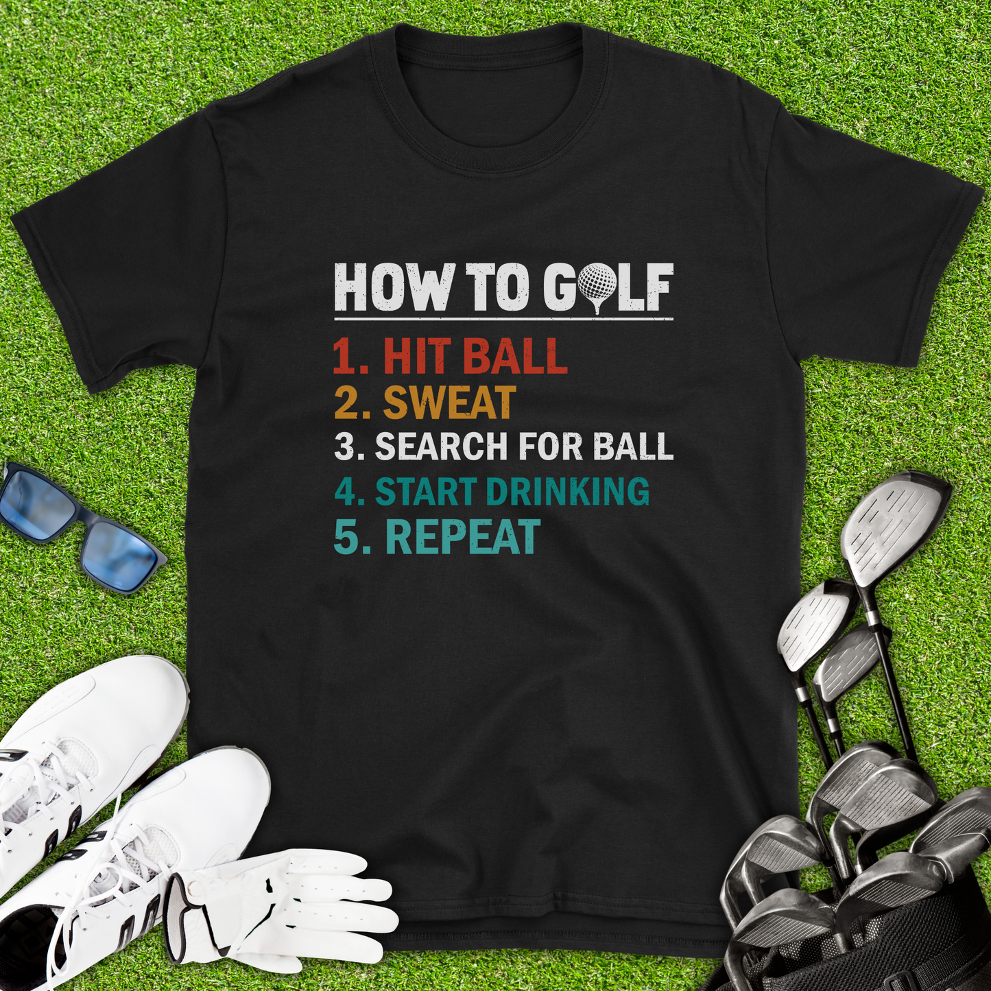 How To Golf T-Shirt