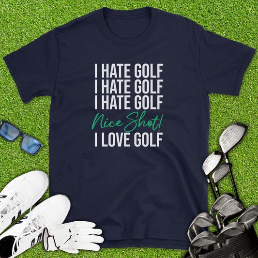 I Hate Golf T-Shirt
