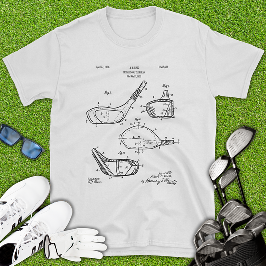 Vintage Golf Club Patent T-Shirt