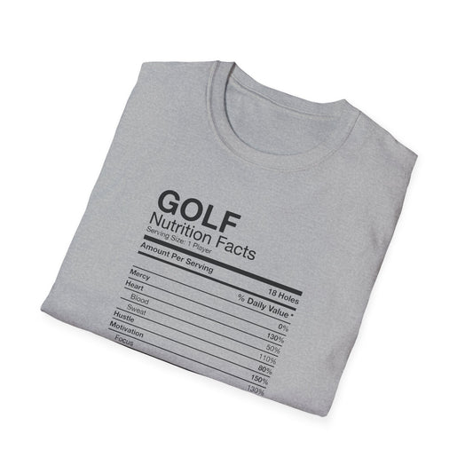 Golf Nutrition Facts T-Shirt