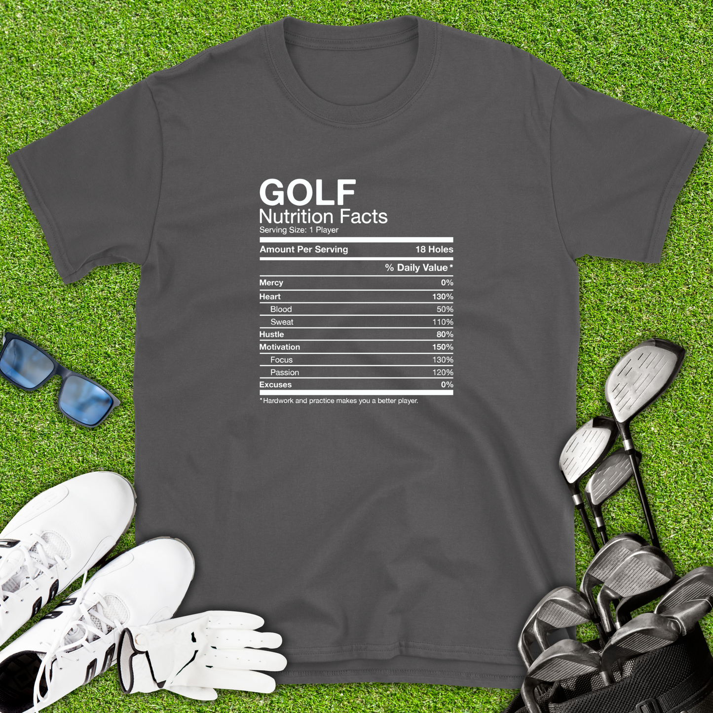 Golf Nutrition Facts T-Shirt