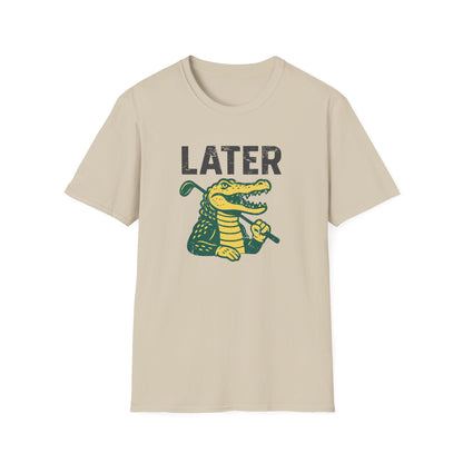 Later Alligator Golf T-Shirt