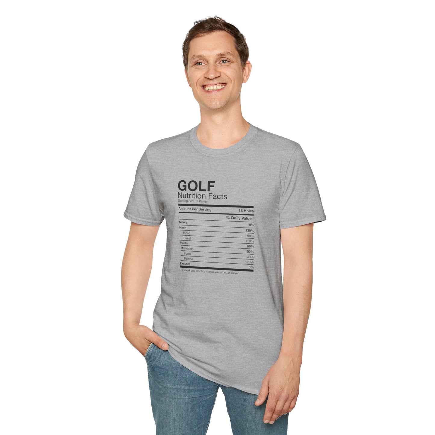Golf Nutrition Facts T-Shirt