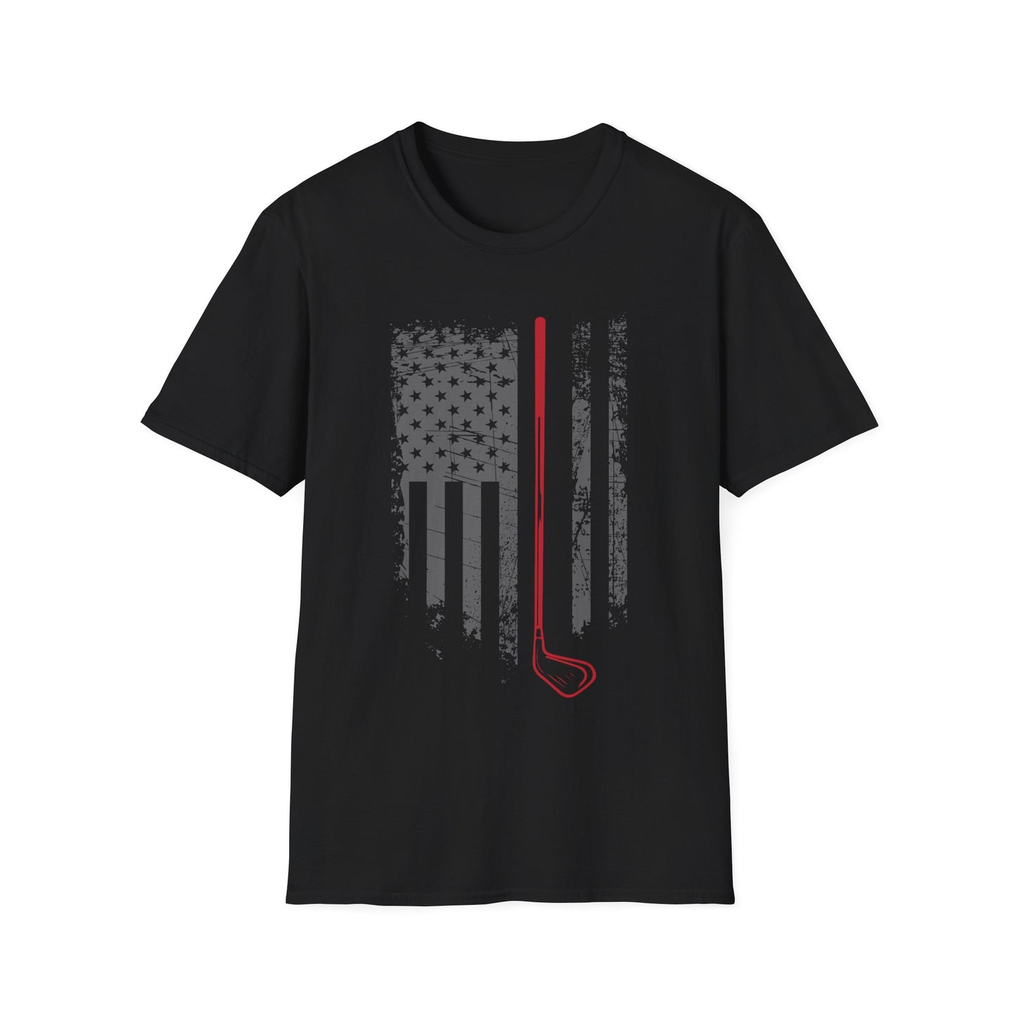 American Flag Golf T-Shirt