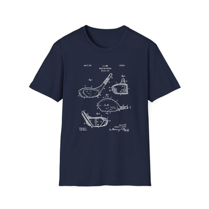 Vintage Golf Club Patent T-Shirt