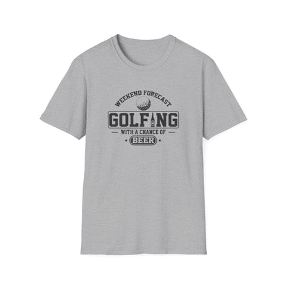 Golfing With A Chance Of Beer T-Shirt