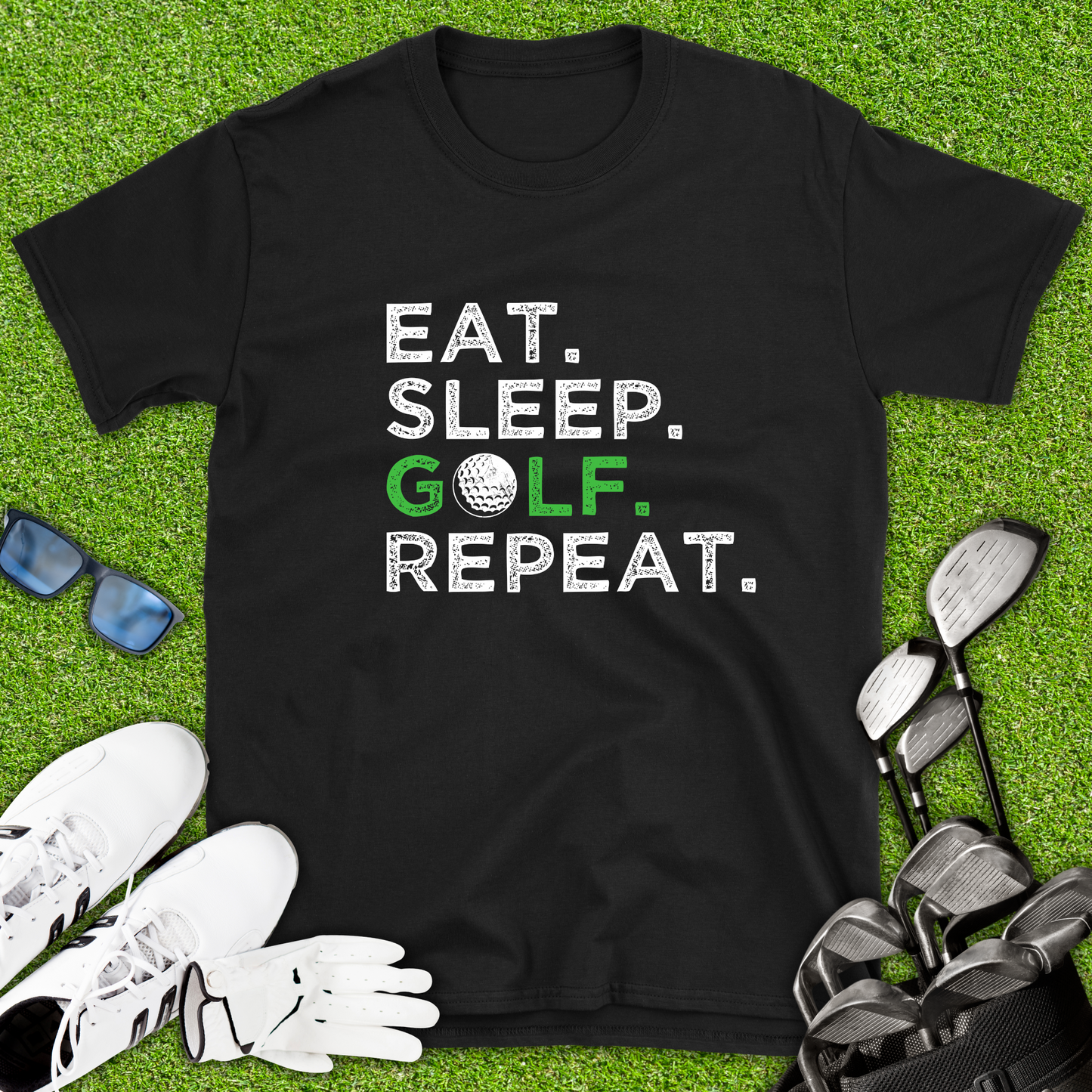Eat. Sleep. Golf. Repeat T-Shirt