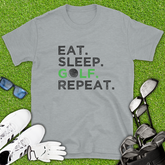 Eat. Sleep. Golf. Repeat T-Shirt