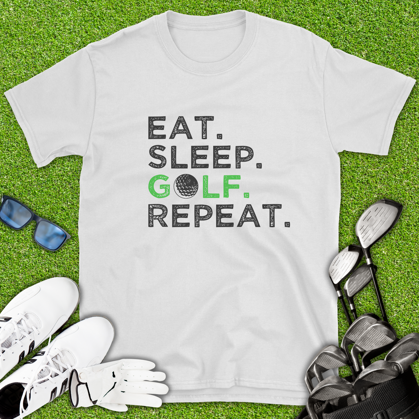 Eat. Sleep. Golf. Repeat T-Shirt