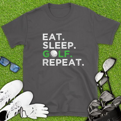 Eat. Sleep. Golf. Repeat T-Shirt
