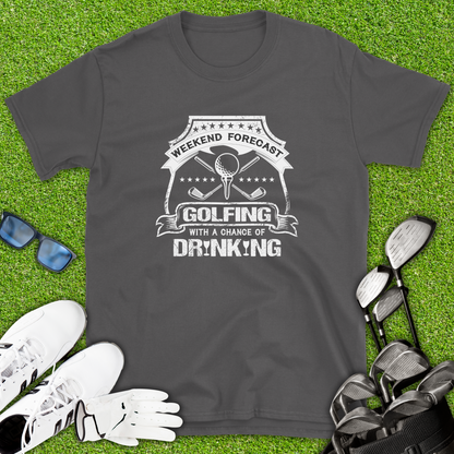 Golfing With A Chance Of Drinking T-Shirt