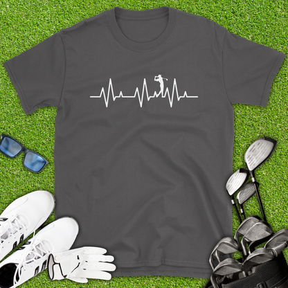 Golfing Heartbeat T-Shirt