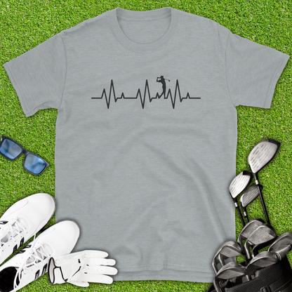 Golfing Heartbeat T-Shirt