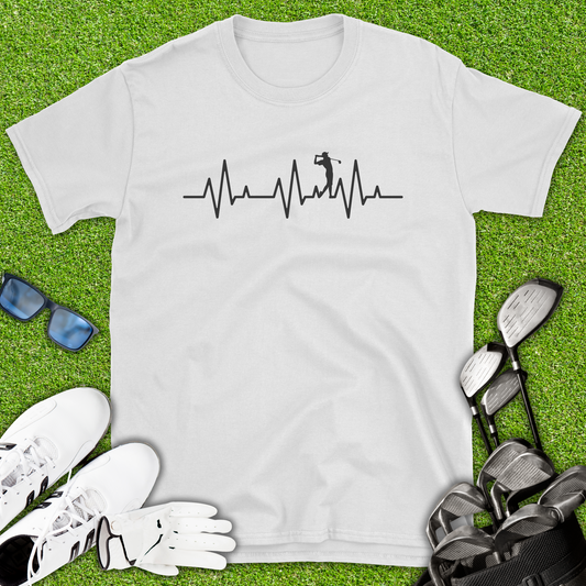 Golfing Heartbeat T-Shirt