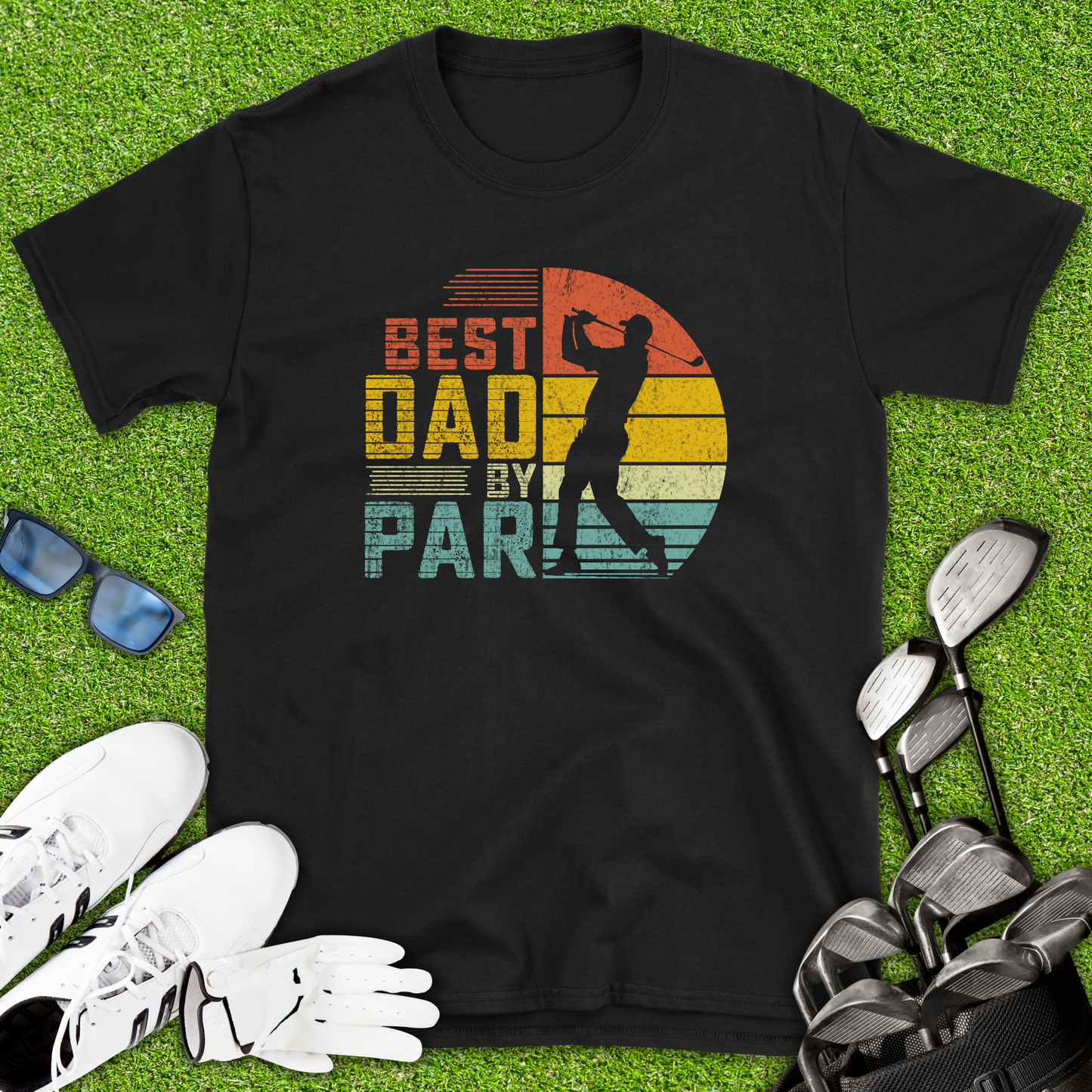 Best Dad By Par Vintage T-Shirt