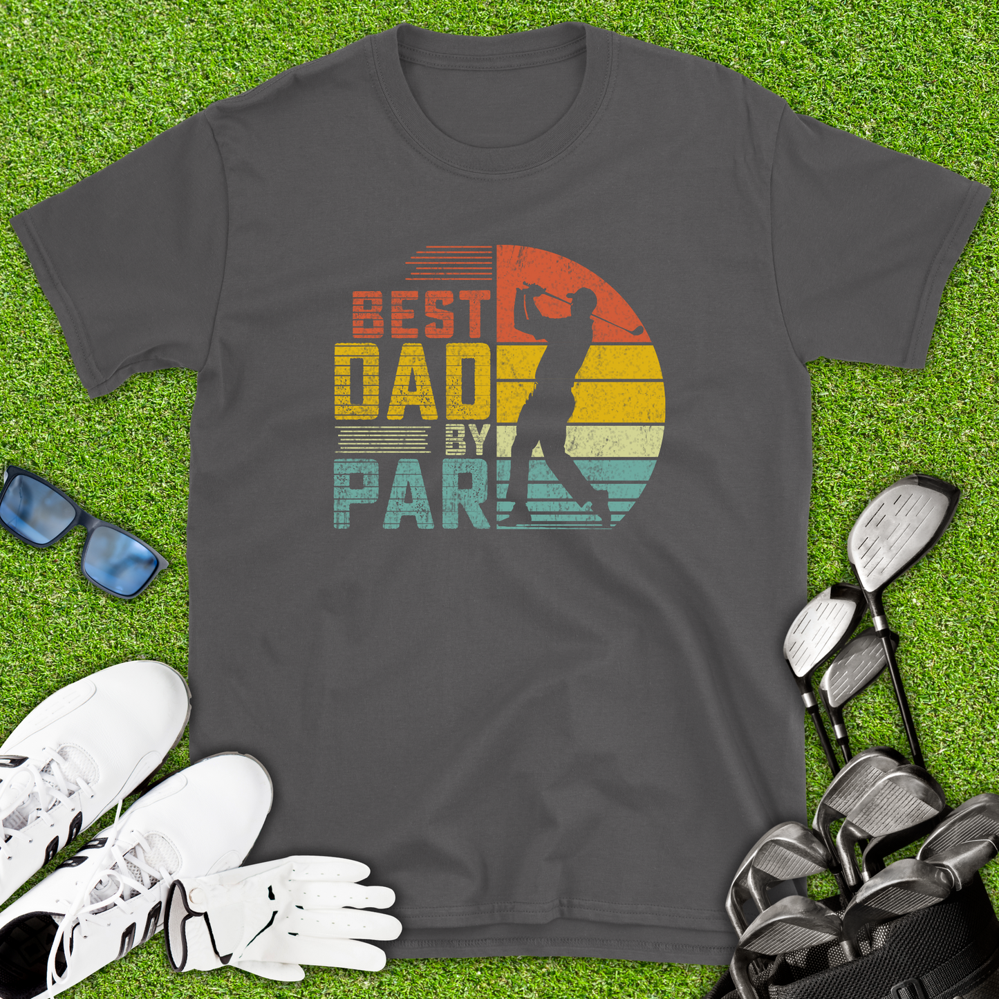 Best Dad By Par Vintage T-Shirt