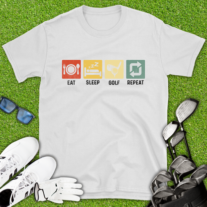 Eat Sleep Golf Repeat T-Shirt