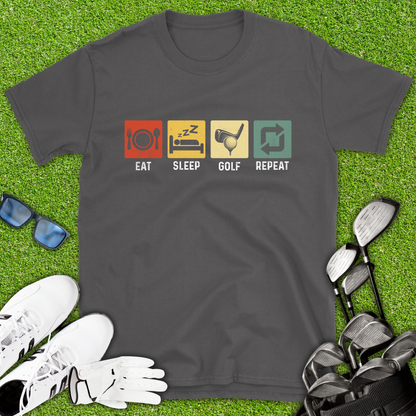 Eat Sleep Golf Repeat T-Shirt