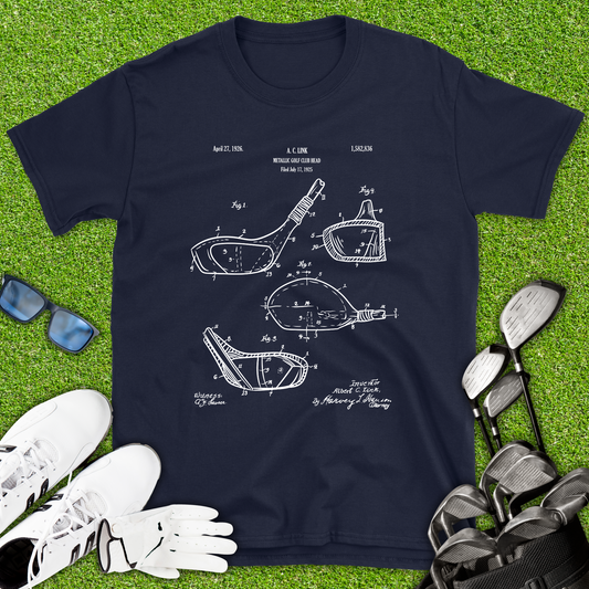 Vintage Golf Club Patent T-Shirt