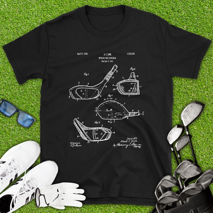 Vintage Golf Club Patent T-Shirt