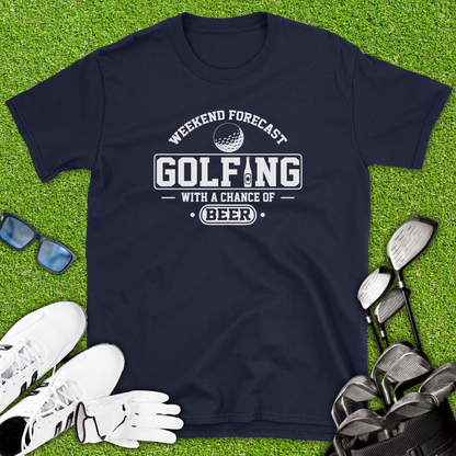 Golfing With A Chance Of Beer T-Shirt