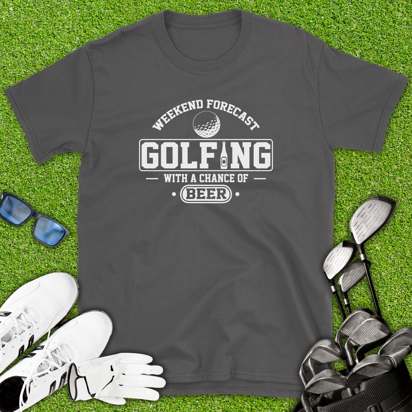 Golfing With A Chance Of Beer T-Shirt