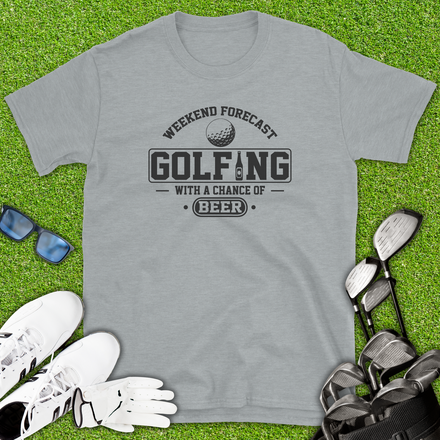 Golfing With A Chance Of Beer T-Shirt