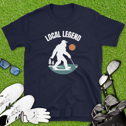 Local Legend Bigfoot Golf T-Shirt