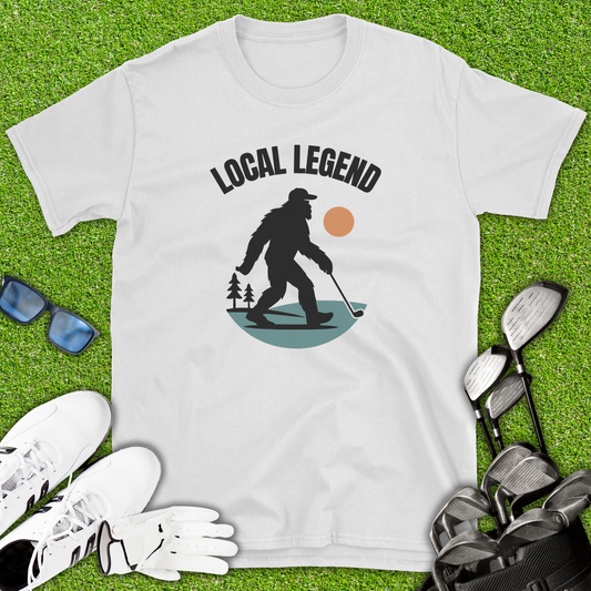 Local Legend Bigfoot Golf T-Shirt