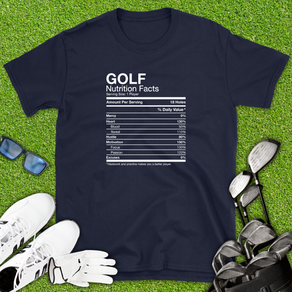 Golf Nutrition Facts T-Shirt