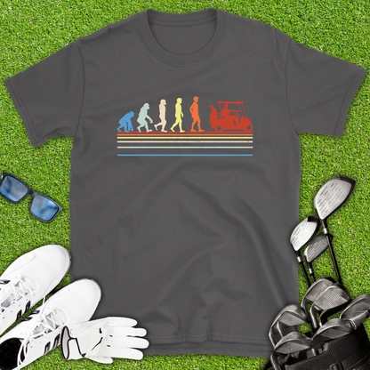 Vintage Evolution Of Golf T-Shirt