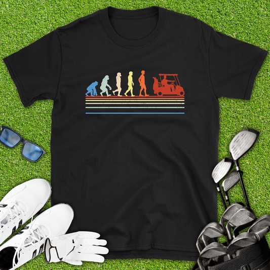 Vintage Evolution Of Golf T-Shirt