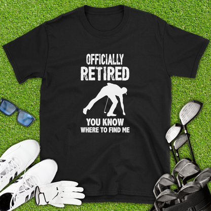 Officially Retired Golf T-Shirt