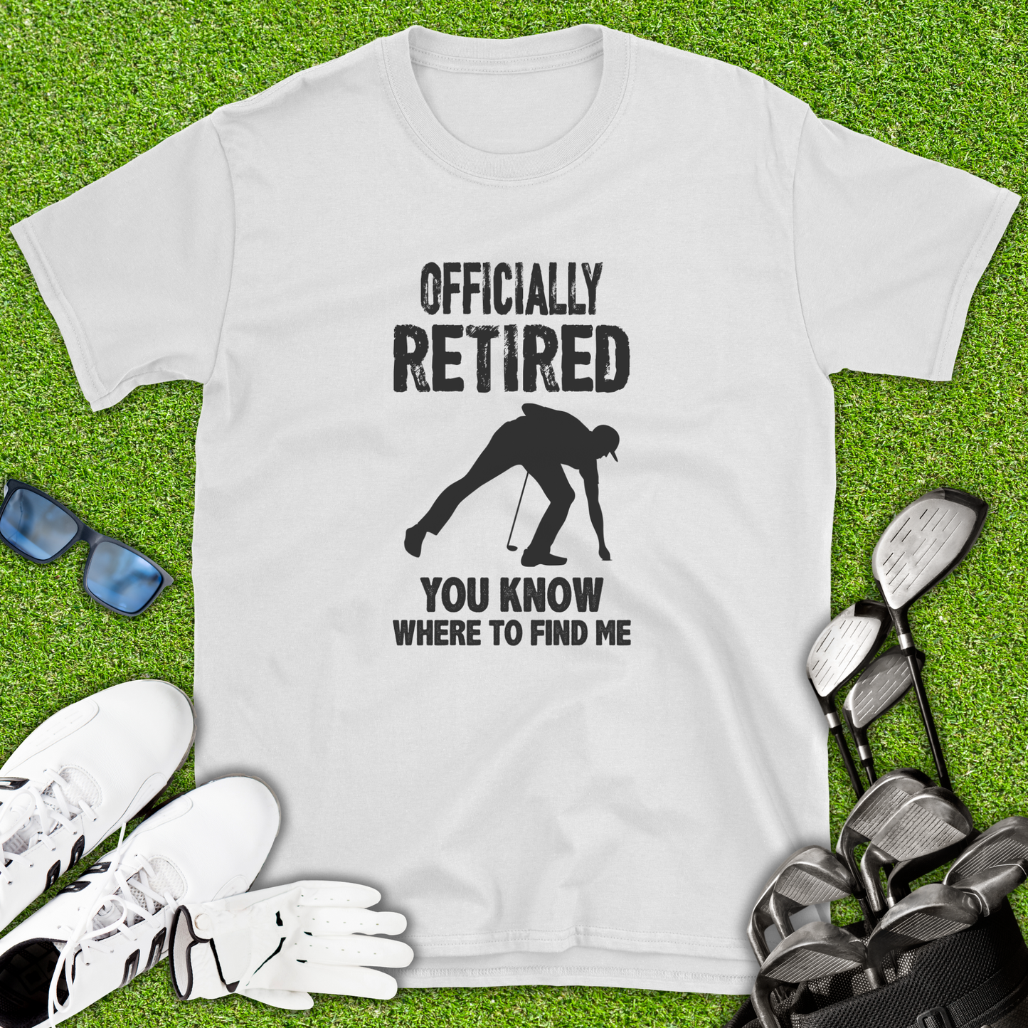 Officially Retired Golf T-Shirt