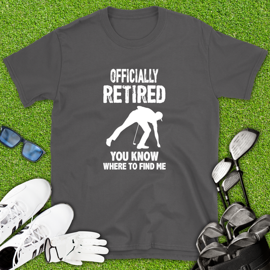 Officially Retired Golf T-Shirt