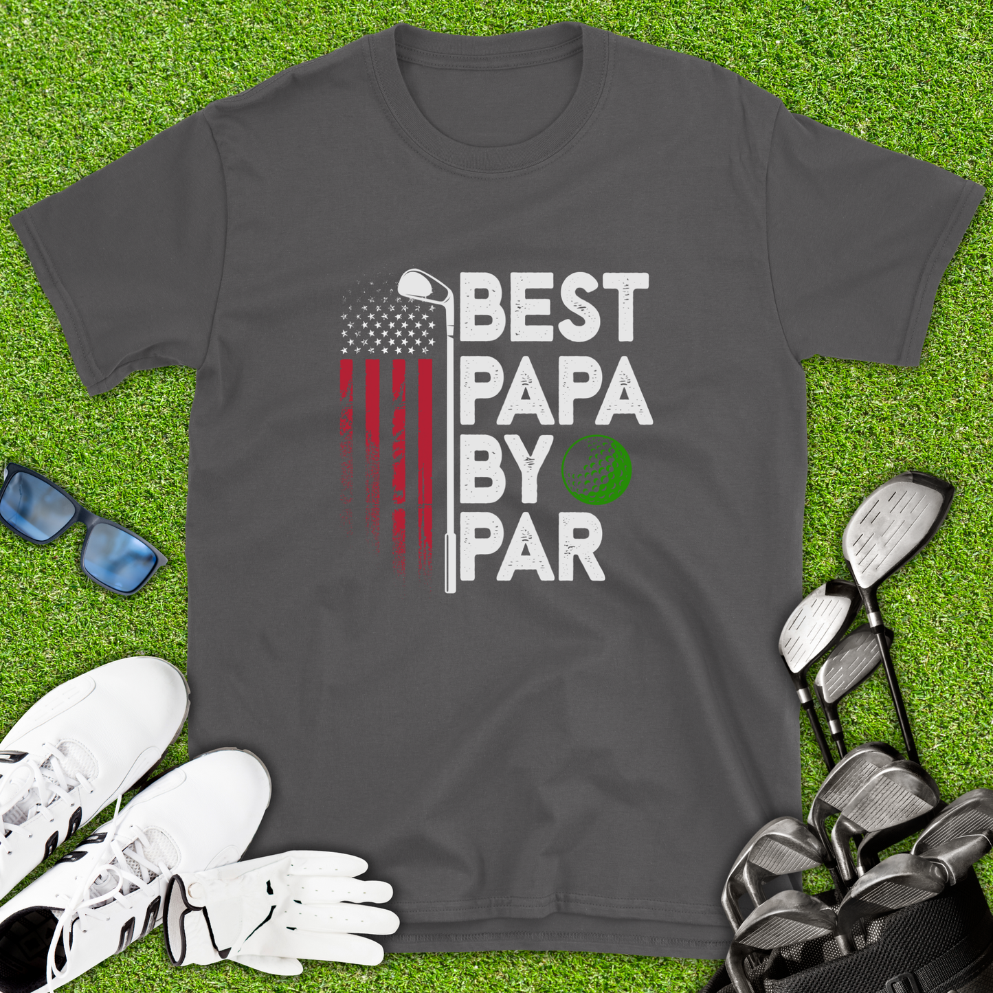 Best Papa By Par Golf T-Shirt