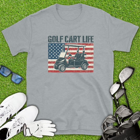 Golf Cart Life USA T-Shirt