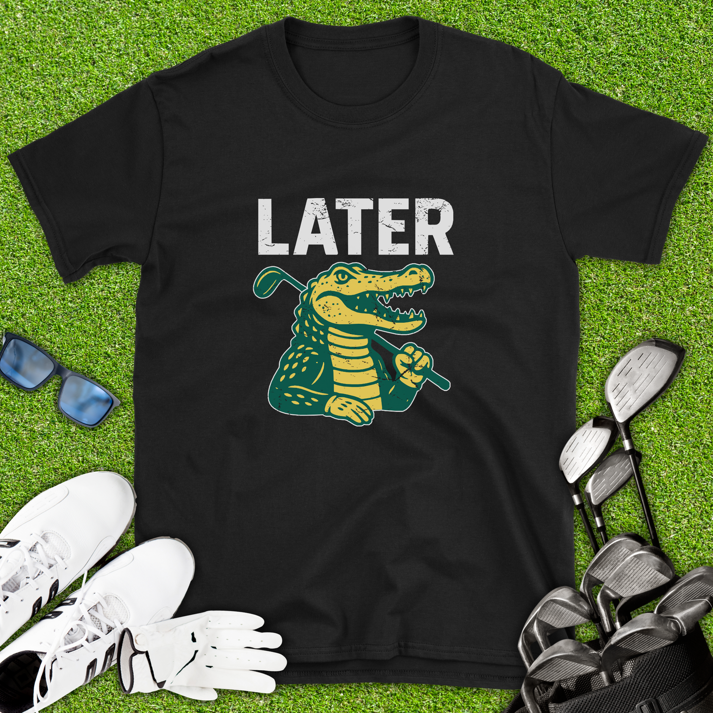 Later Alligator Golf T-Shirt