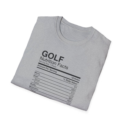 Golf Nutrition Facts T-Shirt