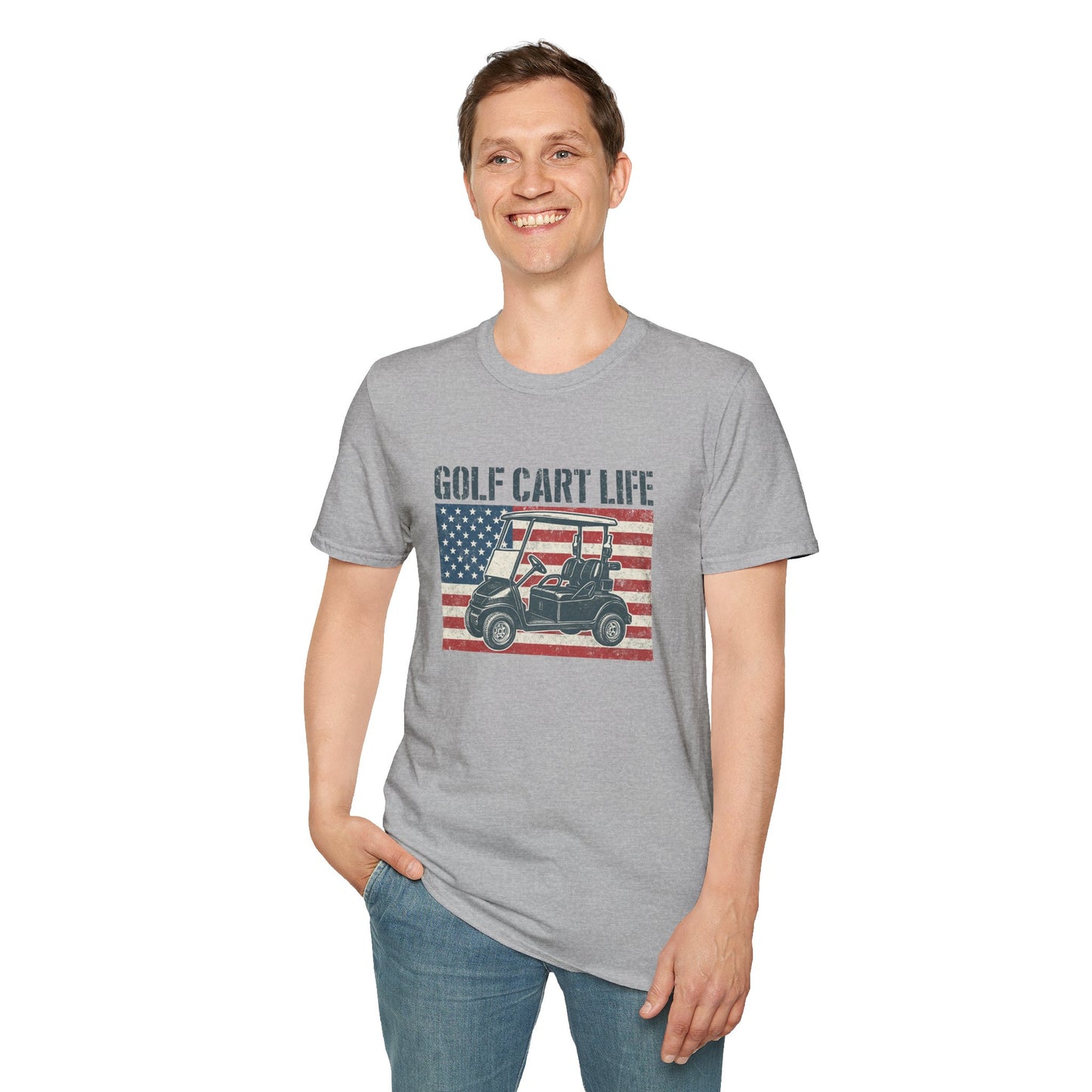 Golf Cart Life USA T-Shirt