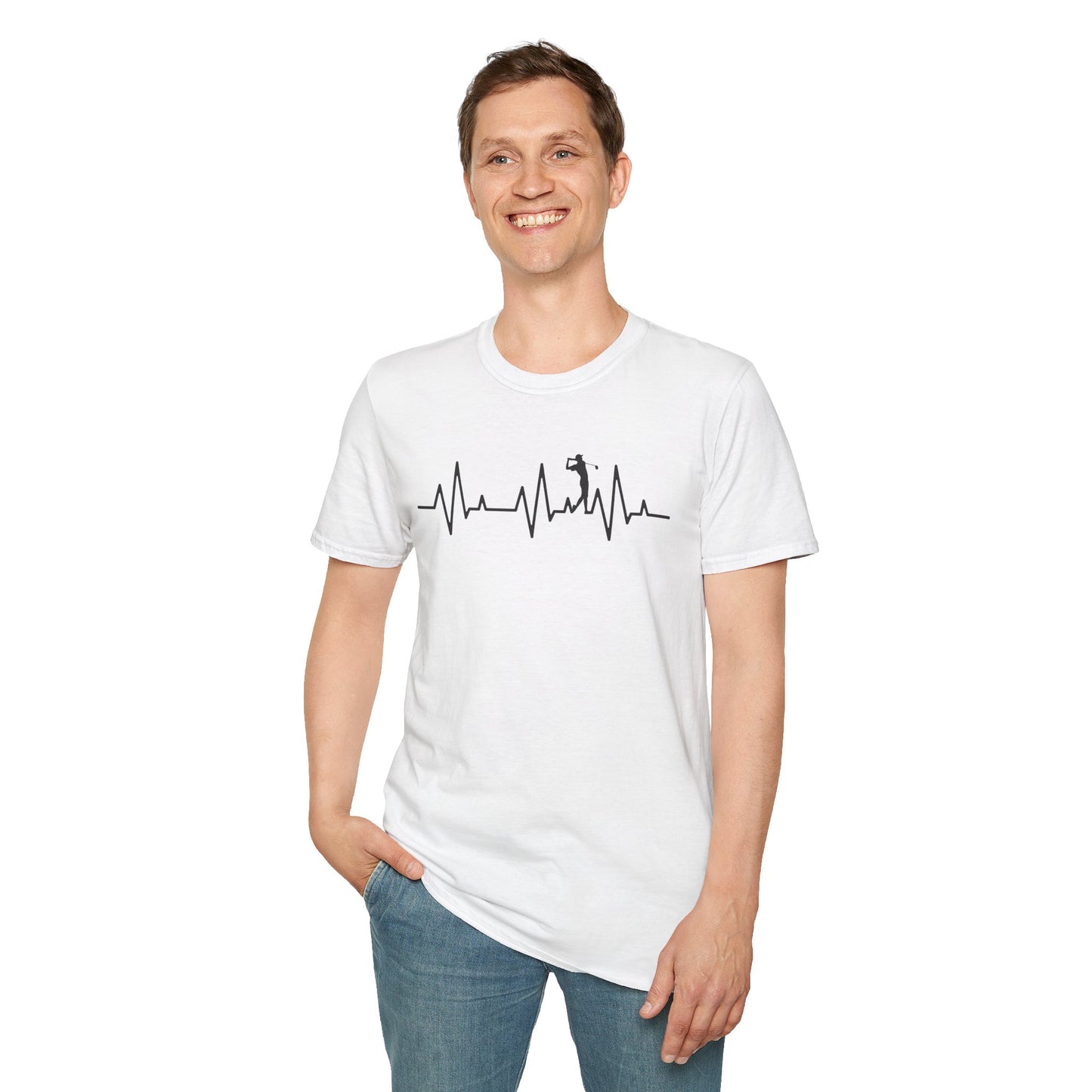 Golfing Heartbeat T-Shirt