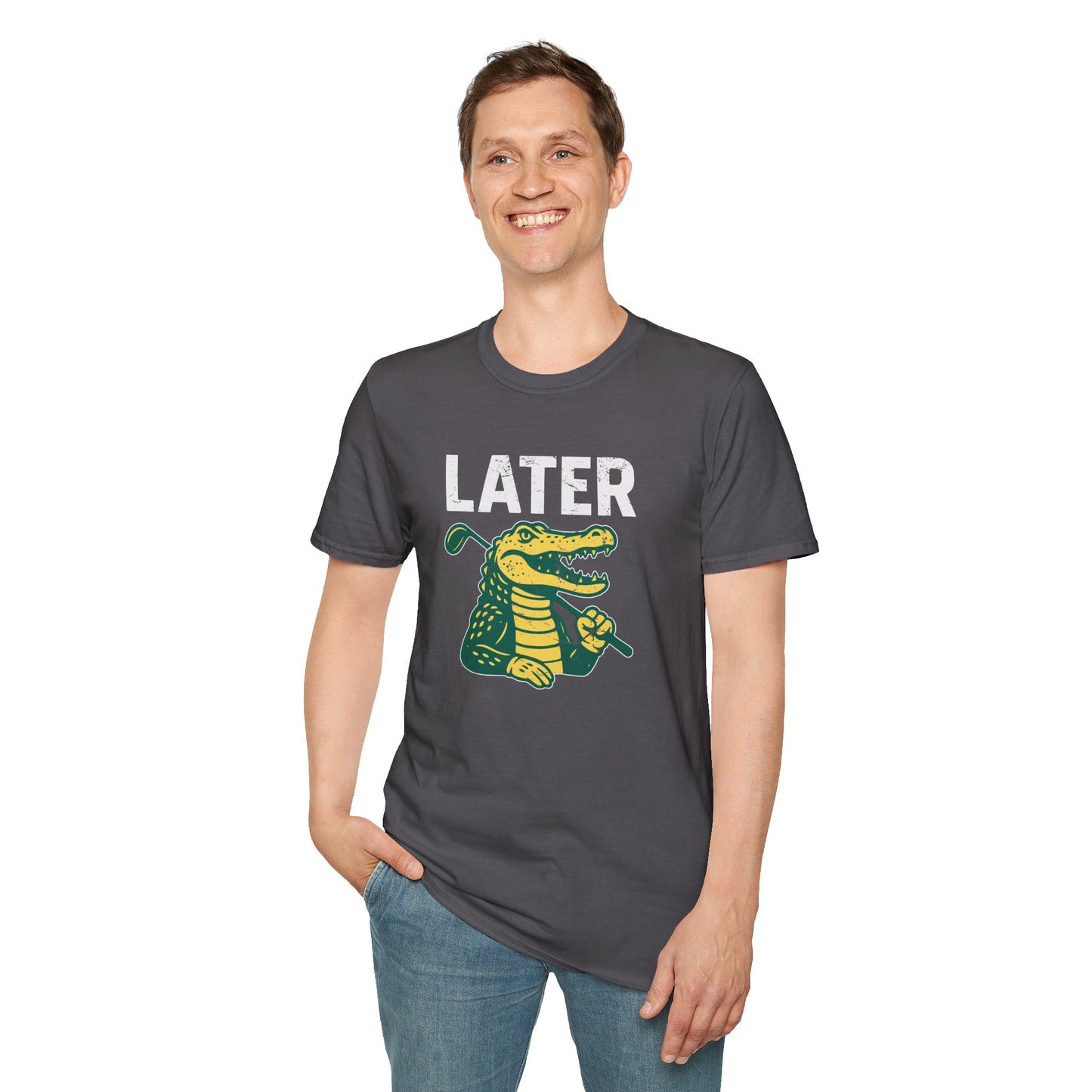 Later Alligator Golf T-Shirt