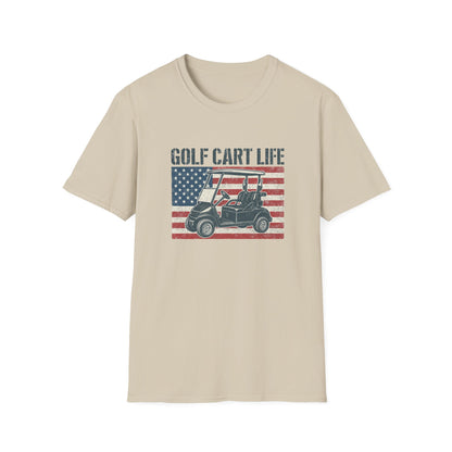 Golf Cart Life USA T-Shirt