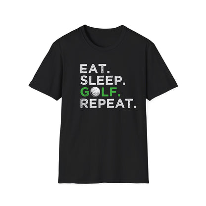 Eat. Sleep. Golf. Repeat T-Shirt