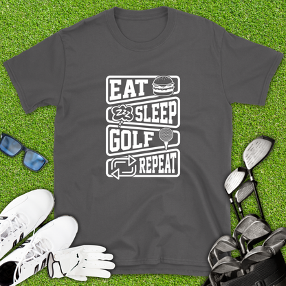 Eat Sleep Golf Repeat T-Shirt