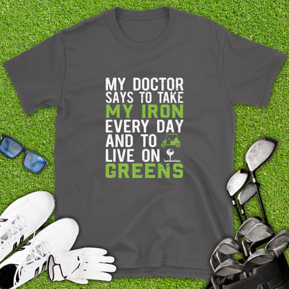 Live On Greens Golf T-Shirt