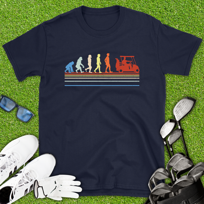 Vintage Evolution Of Golf T-Shirt
