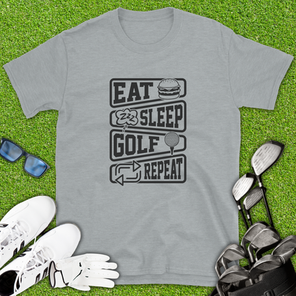 Eat Sleep Golf Repeat T-Shirt